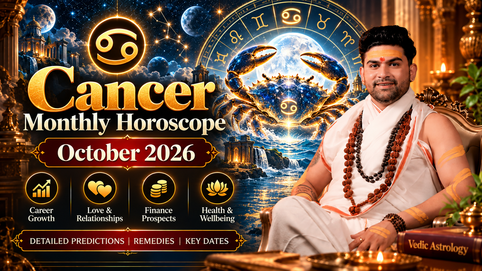 Cancer Monthly Horoscope – October 2026