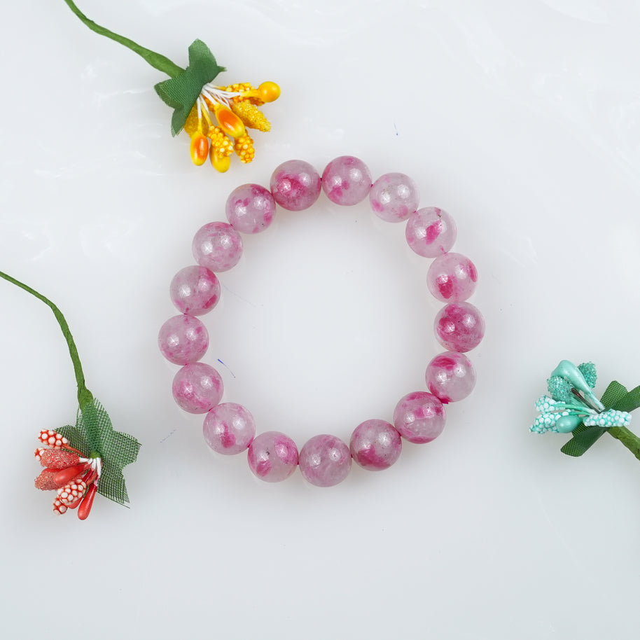 Cherry Rhodonite Bracelet