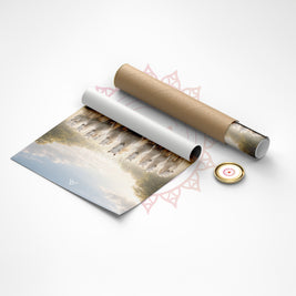 12 White Horses Vastu Painting (North-West)