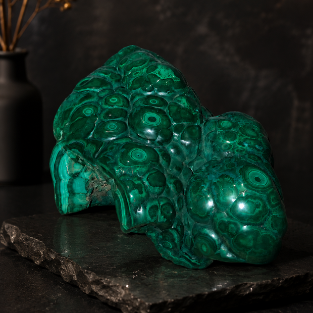 Natural Green Malachite Freeform
