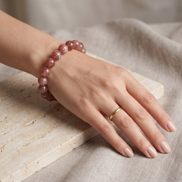 Sunstone Crystal Bracelet