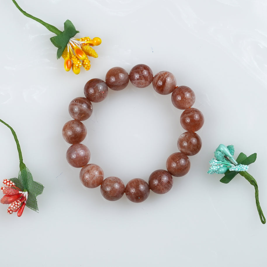 Sunstone Crystal Bracelet