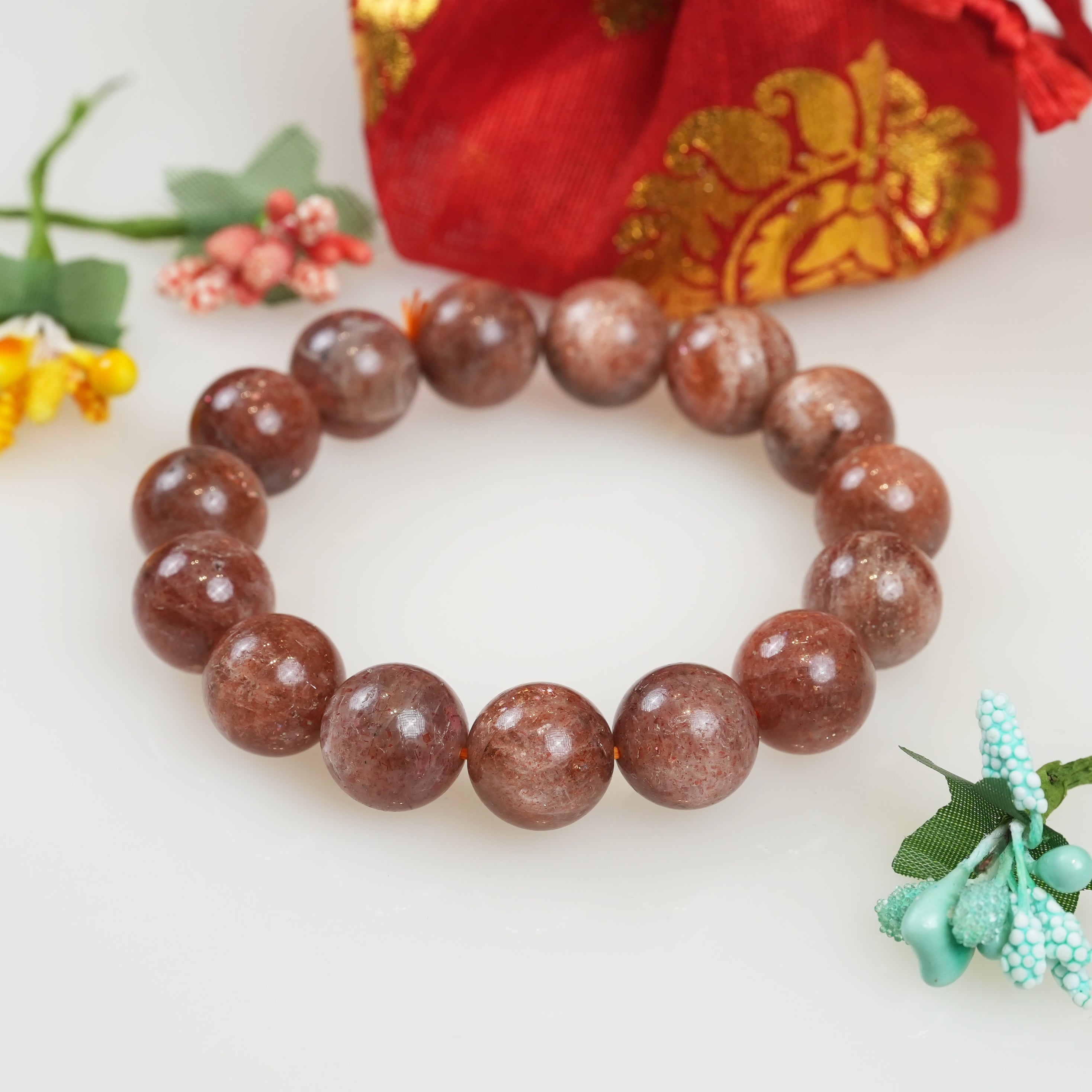 Sunstone Crystal Bracelet