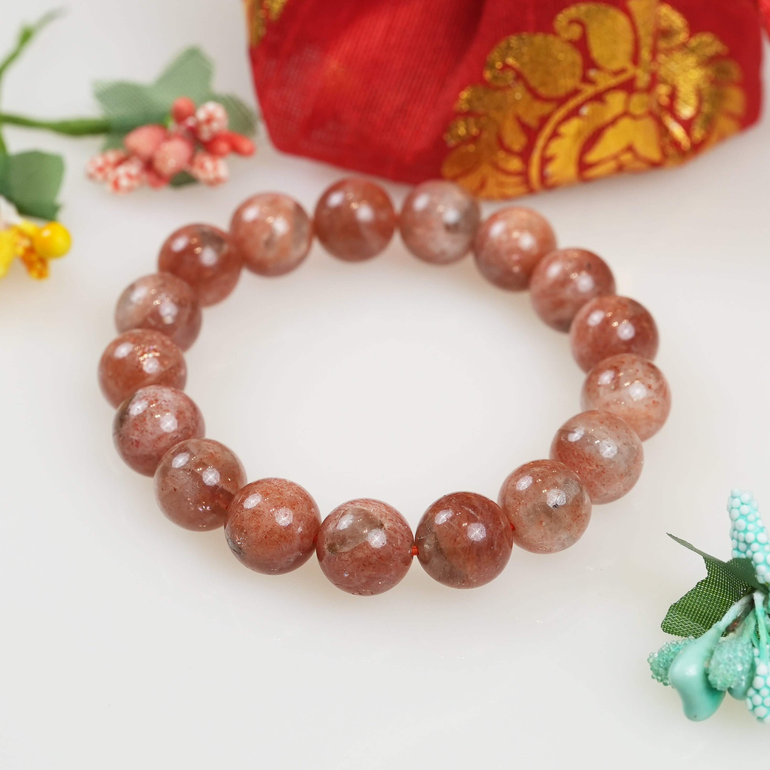 Sunstone Crystal Bracelet