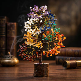Seven Chakra Crystal Tree