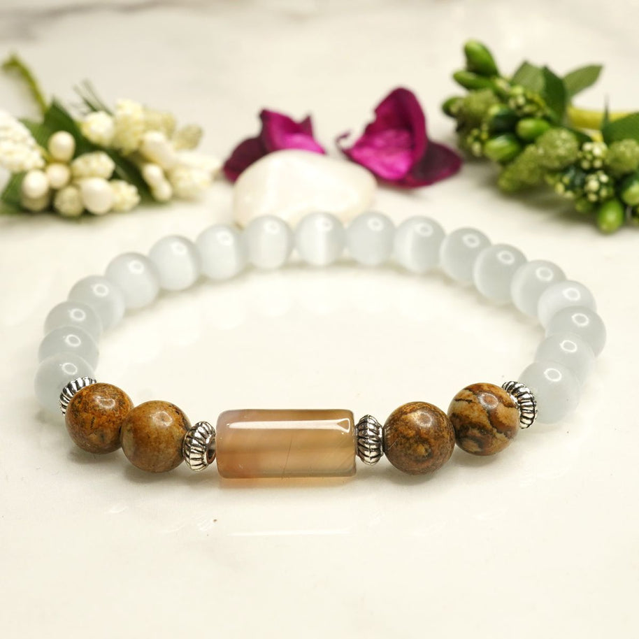 Taurus Zodiac Bracelet (वृषभ राशि)