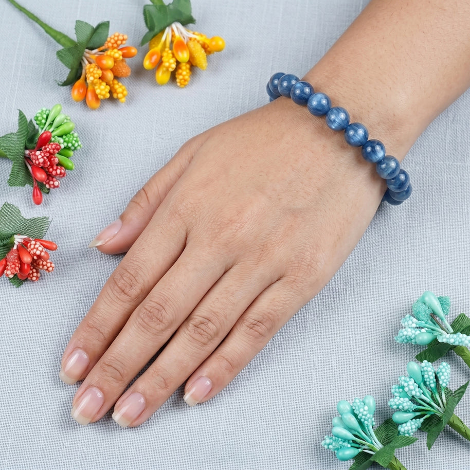 Blue Kyanite Crystal Bracelet