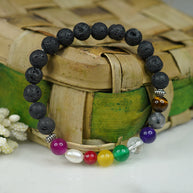 Lava Stones with Navratna