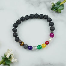 Lava Stones with Navratna