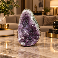 Premium Natural Amethyst Crystal – Purple Crystal Home Décor & Serenity Accent | Size: 5×7 | 236 Grams