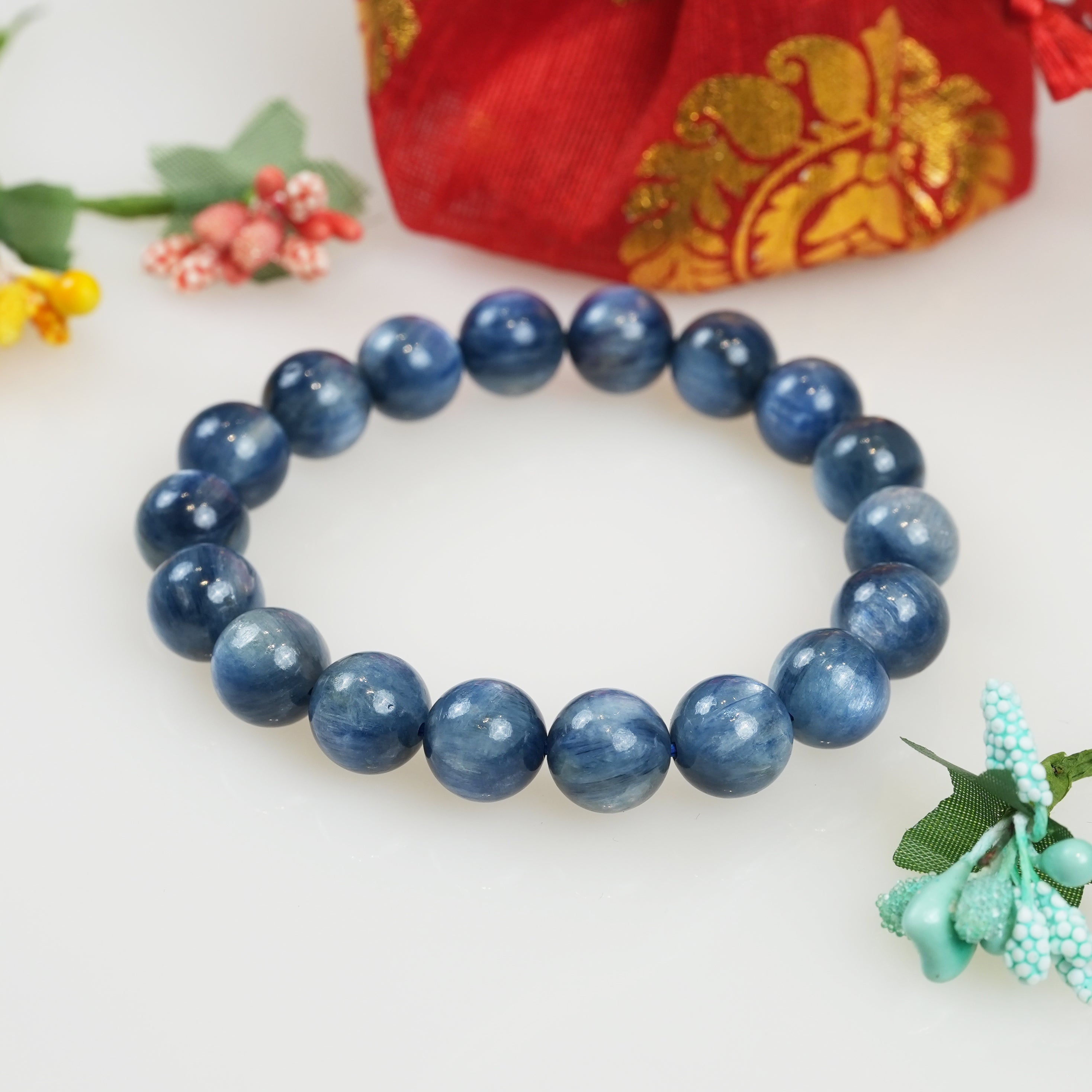 Blue Kyanite Crystal Bracelet
