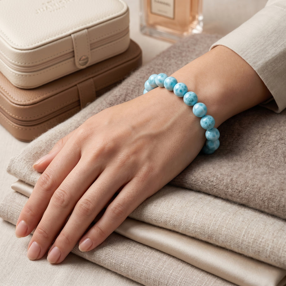 Larimar Crystal Bracelet