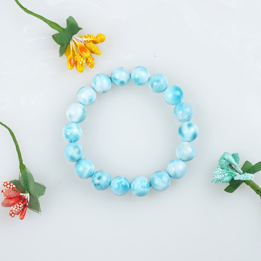 Larimar Crystal Bracelet