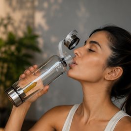 Citrine Crystal Water Bottle