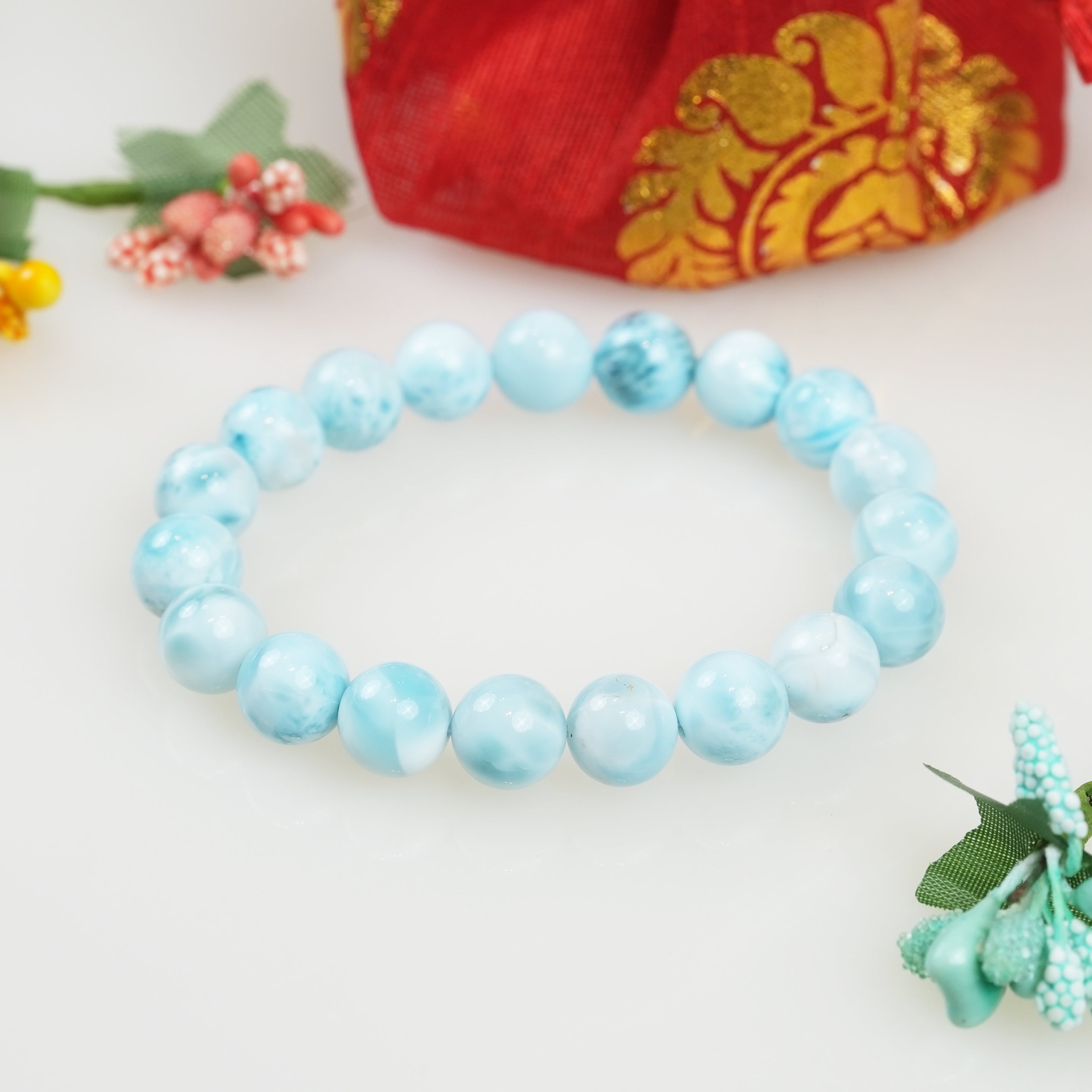 Larimar Crystal Bracelet
