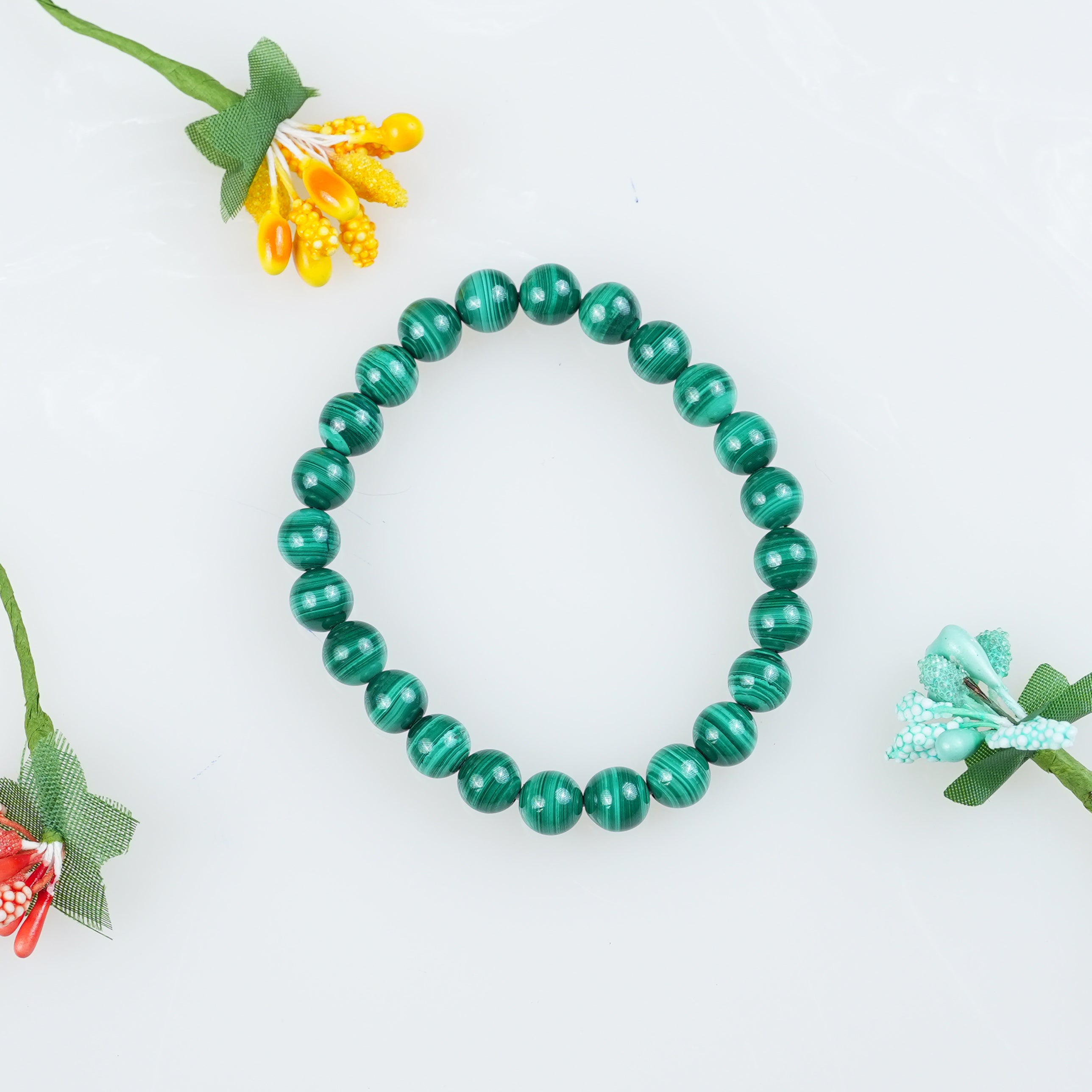 Malachite Natural Crystal Bracelet