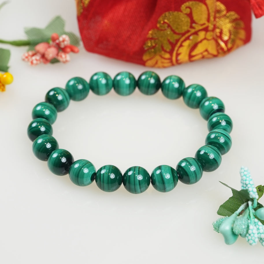 Malachite Natural Crystal Bracelet