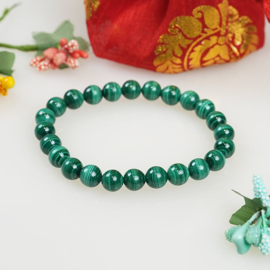 Malachite Natural Crystal Bracelet