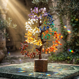 Seven Chakra Crystal Tree