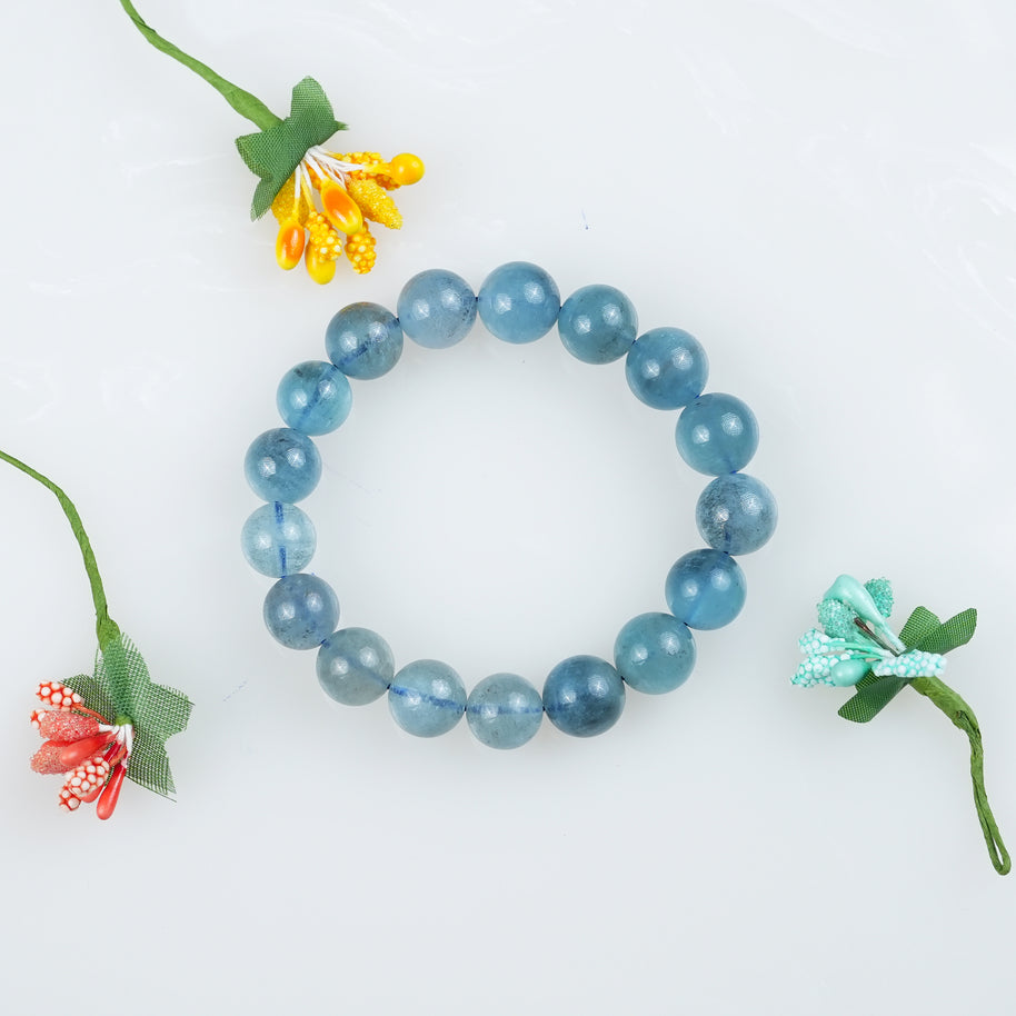 Aquamarine Crystal Bracelet