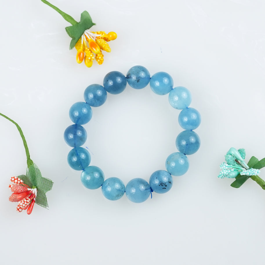 Aquamarine Crystal Bracelet