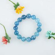 Aquamarine Crystal Bracelet