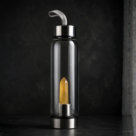 Citrine Crystal Water Bottle