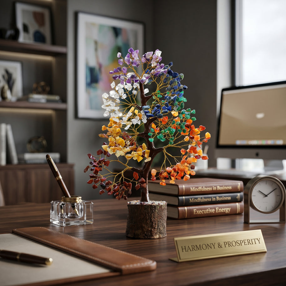 Seven Chakra Crystal Tree