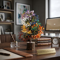 Seven Chakra Crystal Tree