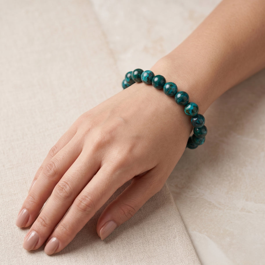 Chrysocolla Gemstone Bracelet