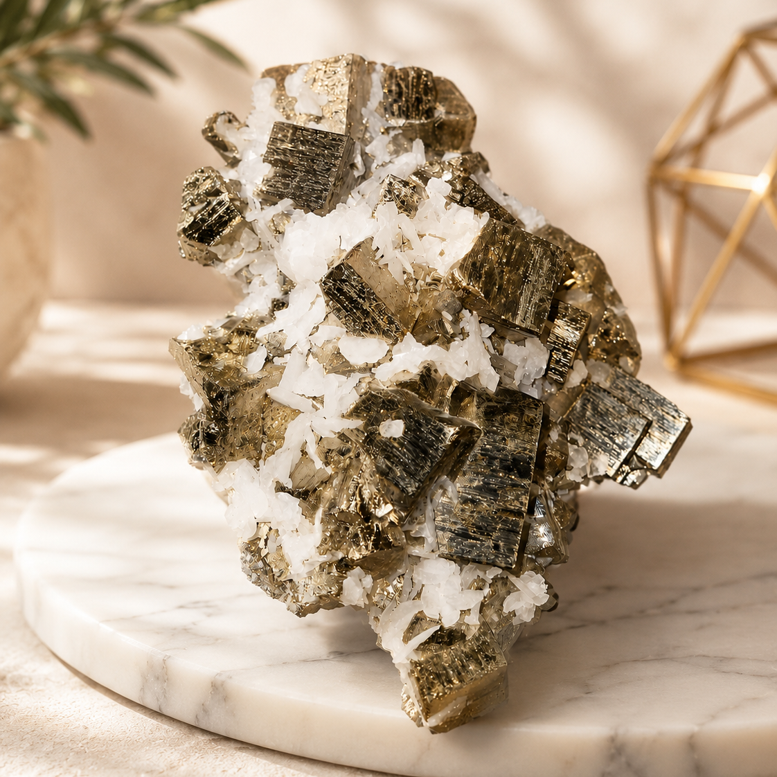 Pyrite Stone Original Cluster-High Energy Crystal