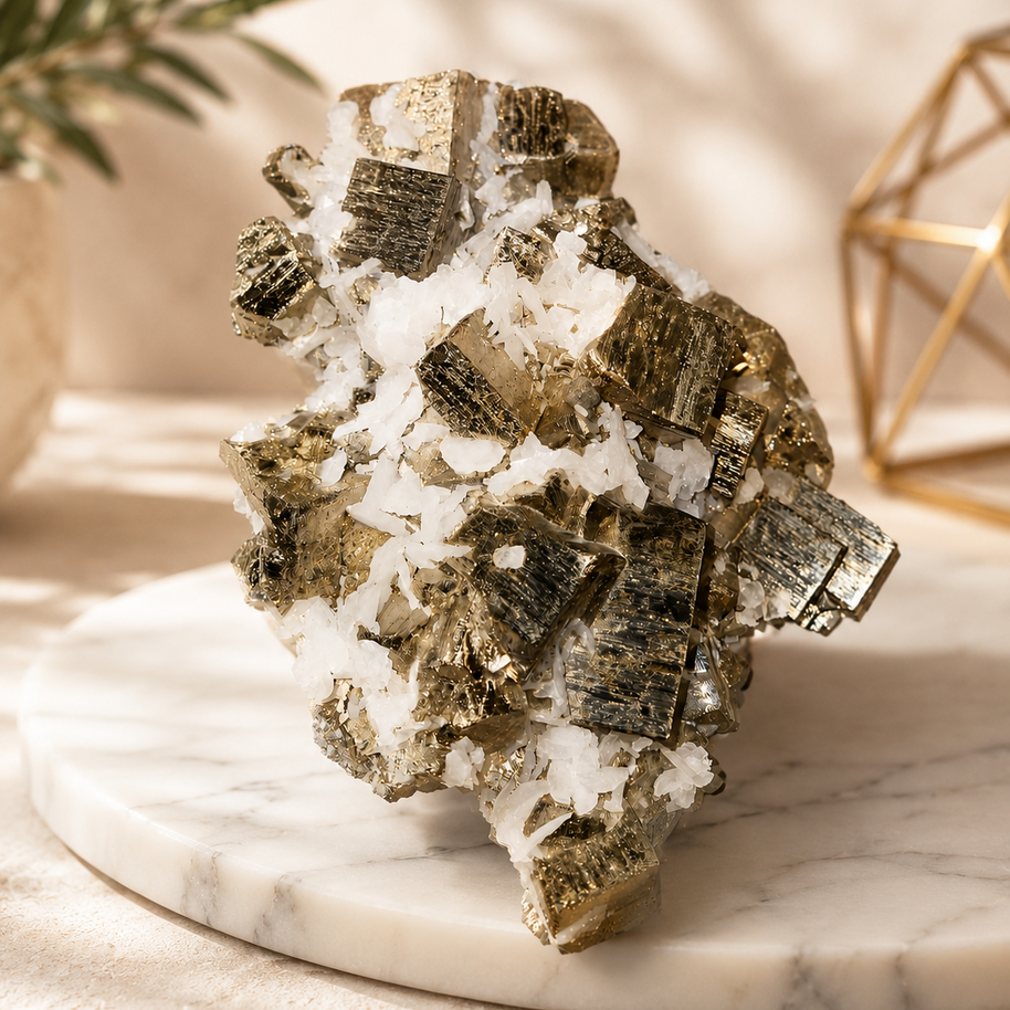 Pyrite Stone Original Cluster-High Energy Crystal