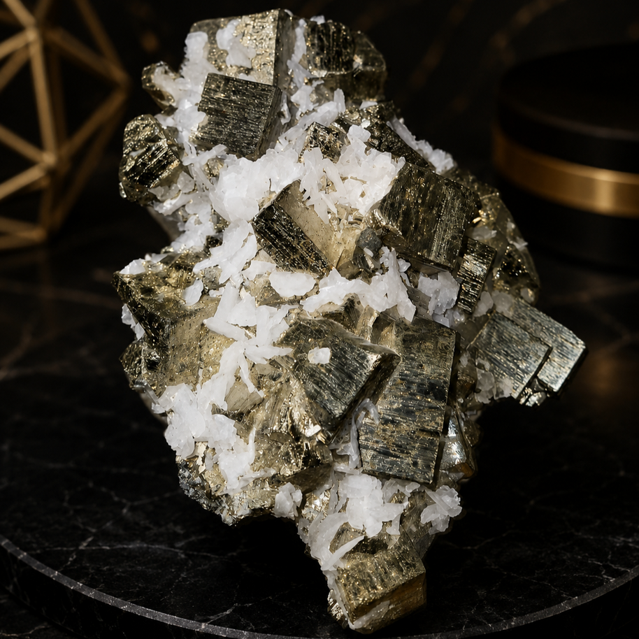 Pyrite Stone Original Cluster-High Energy Crystal