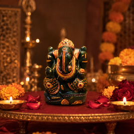 Ganesha Idol – Beautiful Lord Ganesh Statue for Home, Office & Puja Room