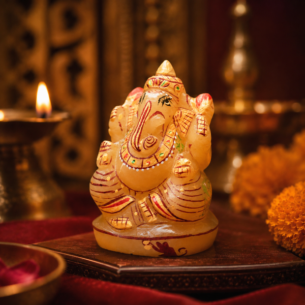 Ganesha Idol – Beautiful Lord Ganesh Statue for Home, Office & Puja Room