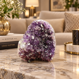 Premium Natural Amethyst Crystal – Purple Crystal Home Décor & Serenity Accent | Size: 9×11 | 996 Grams