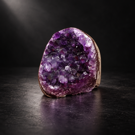 Premium Natural Amethyst Crystal – Purple Crystal Home Décor & Serenity Accent | Size: 6×6 | 296 Grams