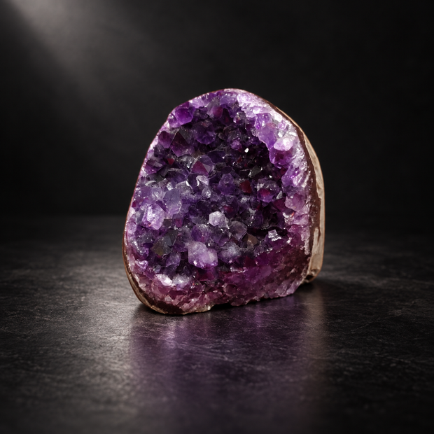 Premium Natural Amethyst Crystal – Purple Crystal Home Décor & Serenity Accent | Size: 6×6 | 296 Grams
