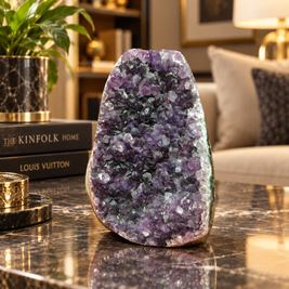 Premium Natural Amethyst Crystal – Purple Crystal Home Décor & Serenity Accent | Size: 8×10 | 737 Grams