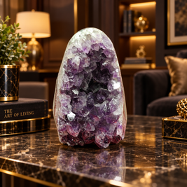 Premium Natural Amethyst Crystal – Purple Crystal Home Décor & Serenity Accent | Size: 9×12 | 1.197 KG