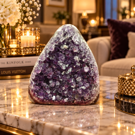 Premium Natural Amethyst Crystal – Purple Crystal Home Décor & Serenity Accent | Size: 12×12 | 1.074 KG