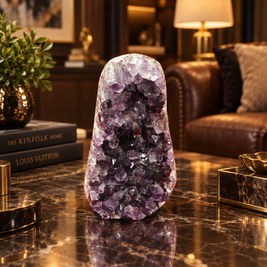 Premium Natural Amethyst Crystal – Purple Crystal Home Décor & Serenity Accent | Size: 10×14 | 1.718 KG