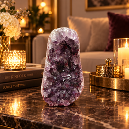 Premium Natural Amethyst Crystal – Purple Crystal Home Décor & Serenity Accent | Size: 10×14 | 1.718 KG