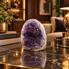 Premium Natural Amethyst Crystal – Purple Crystal Home Décor & Serenity Accent | Size: 8×9 | 771 Grams
