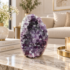 Premium Natural Amethyst Crystal – Purple Crystal Home Décor & Serenity Accent | Size: 8×10 | 1.214 KG