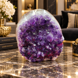 Premium Natural Amethyst Crystal – Purple Crystal Home Décor & Serenity Accent | Size: 11×14 | 2.071 KG
