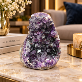 Premium Natural Amethyst Crystal – Purple Crystal Home Décor & Serenity Accent | Size: 13×13 | 1.953 KG