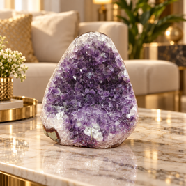 Premium Natural Amethyst Crystal – Purple Crystal Home Décor & Serenity Accent | Size: 14×12 | 1.875 KG