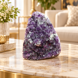 Premium Natural Amethyst Crystal – Purple Crystal Home Décor & Serenity Accent | Size: 11×12 | 1.155 KG