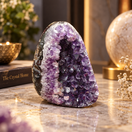 Premium Natural Amethyst Crystal – Purple Crystal Home Décor & Serenity Accent | Size: 8×10 | 496 Grams
